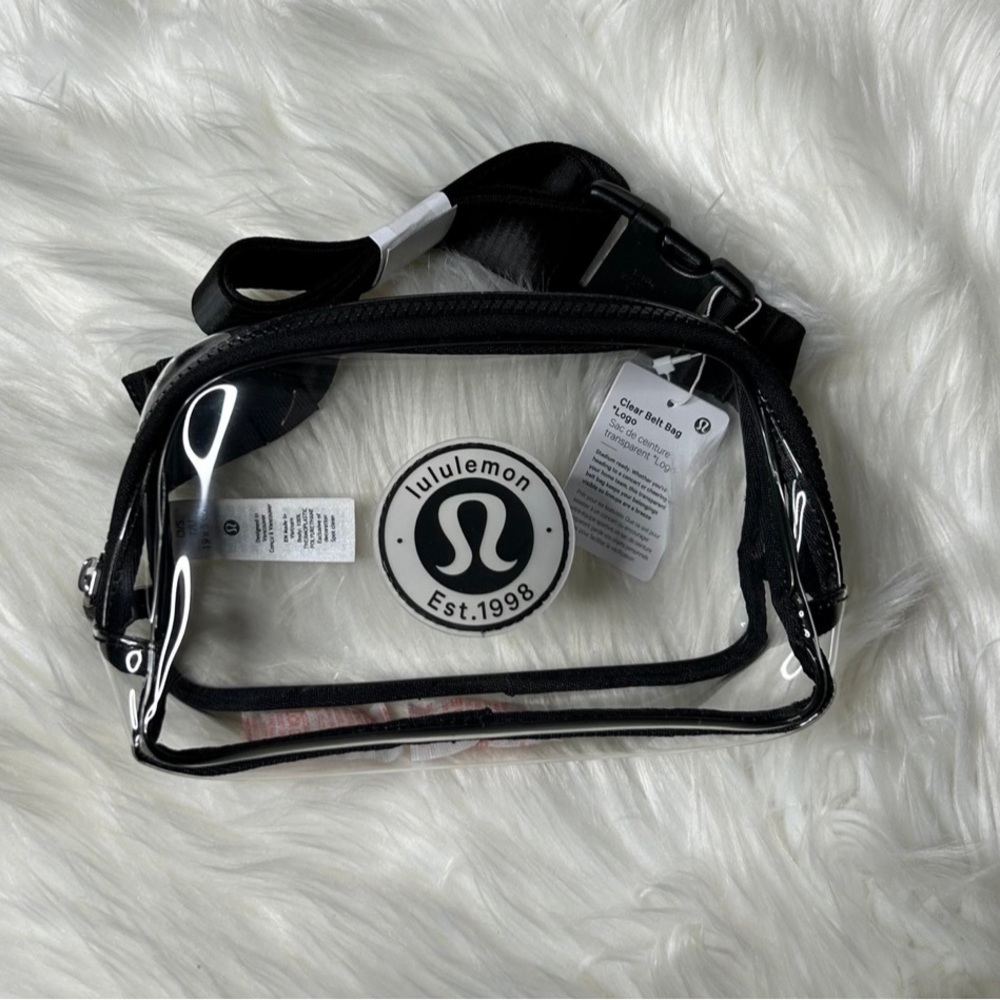 Lululemon clear belt bag
